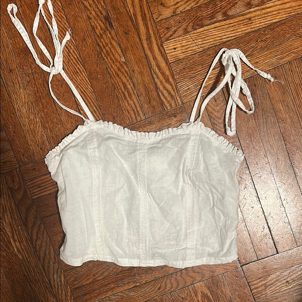 White Sleeveless Women's Top